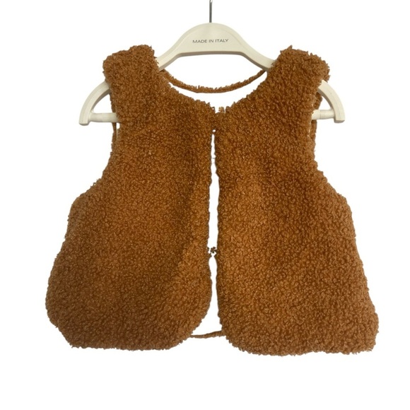 Rachel Zoe Faux Fur Vest Top Girls Baby Size 12M - Picture 1 of 11